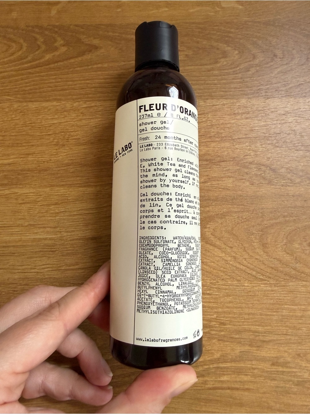 *BN* Le Labo Fleur d'Oranger Shower Gel - Full Size